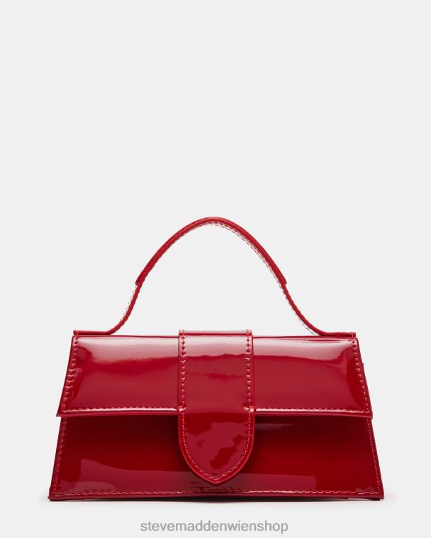 Steve Madden unisex Barlan rotes Patent Tasche 88L08427