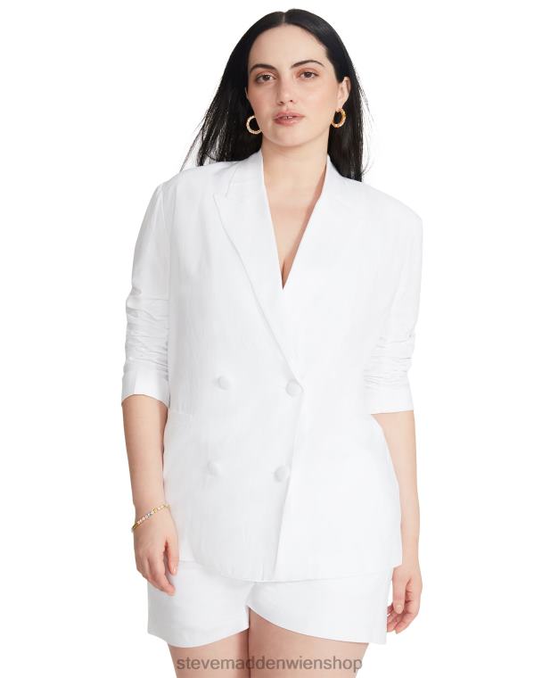 Steve Madden Frauen Baldwin-Blazer Weiß tragen 88L08595