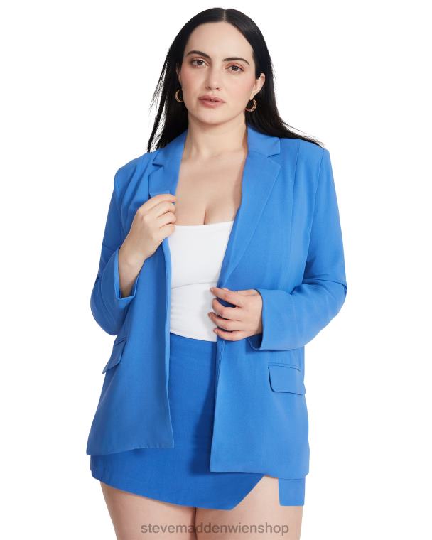 Steve Madden Frauen Payton-Blazer Blau tragen 88L08590