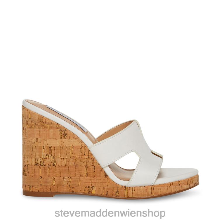 Steve Madden Frauen Mayson weißes Leder Schuhwerk 88L08140