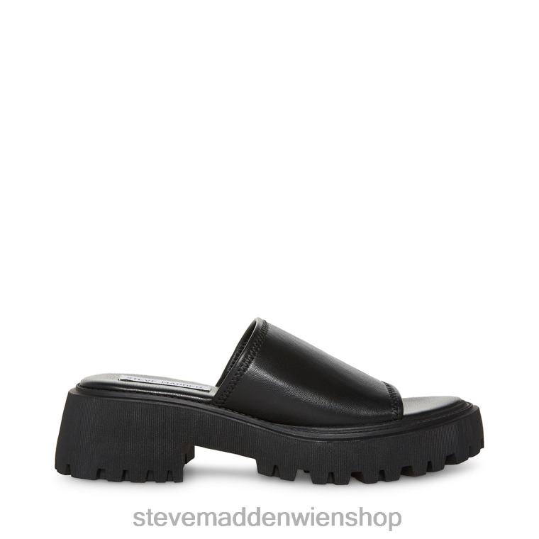 Steve Madden Frauen sophina schwarzes Leder Schuhwerk 88L08151