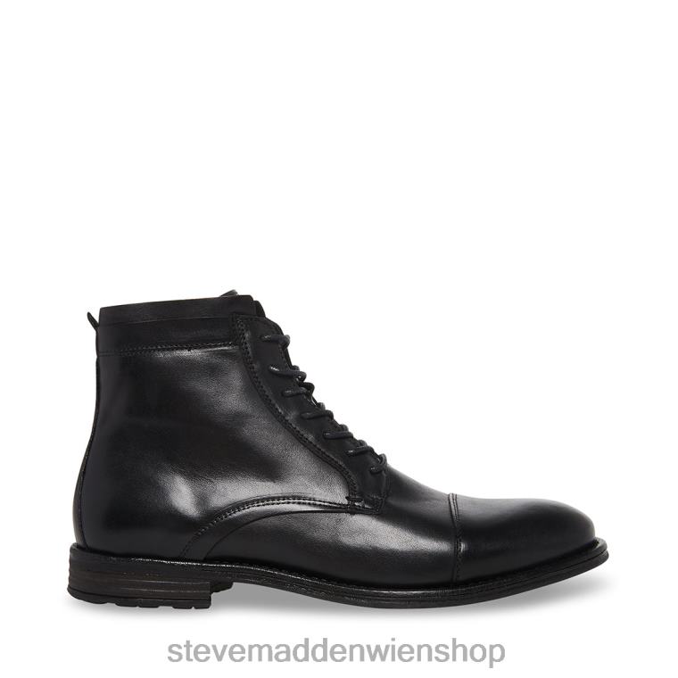 Steve Madden Männer Brunnen schwarzes Leder Schuhwerk 88L081060