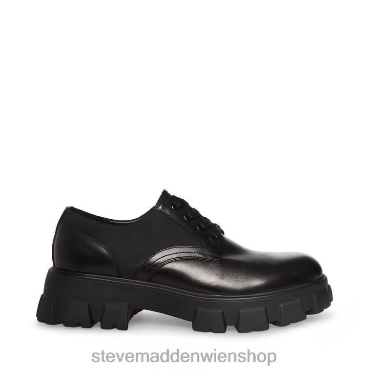 Steve Madden Männer Cäsar schwarzes Leder Schuhwerk 88L081064