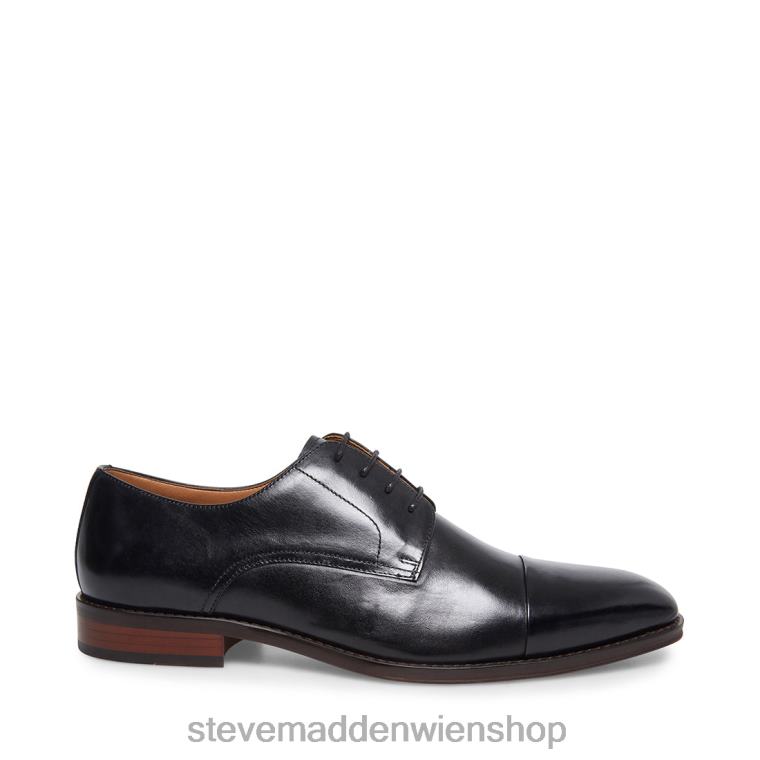 Steve Madden Männer Handlung schwarzes Leder Schuhwerk 88L081044