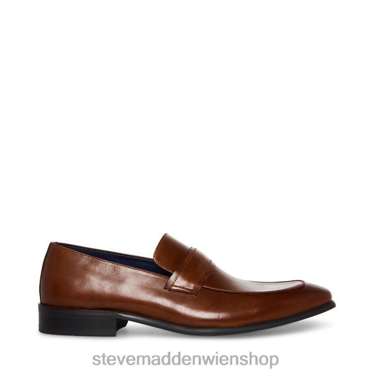 Steve Madden Männer Beaudon braunes Leder Schuhwerk 88L081004