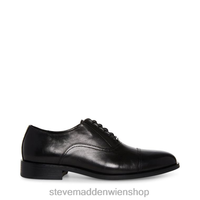 Steve Madden Männer Princeton schwarzes Leder Schuhwerk 88L081037