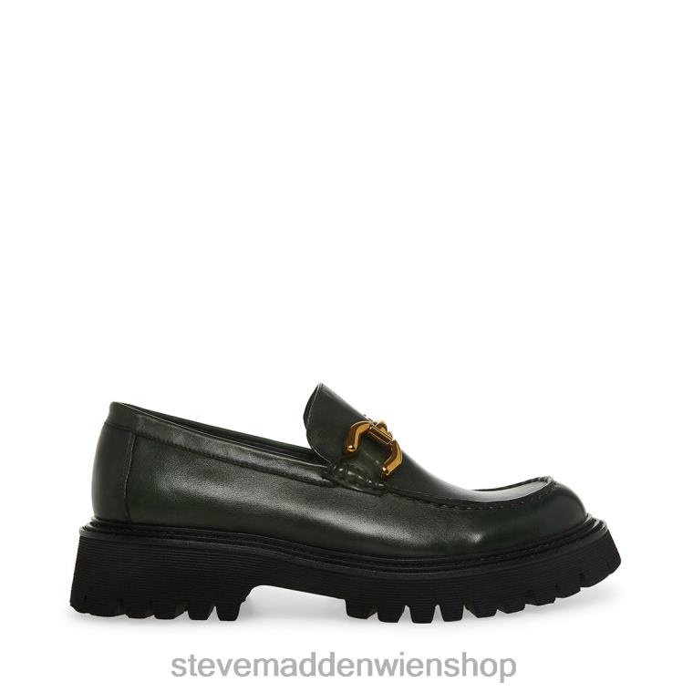 Steve Madden Männer Zylo grünes Leder Schuhwerk 88L081013