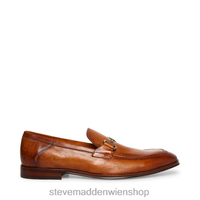 Steve Madden Männer aahron braunes Leder Schuhwerk 88L08983