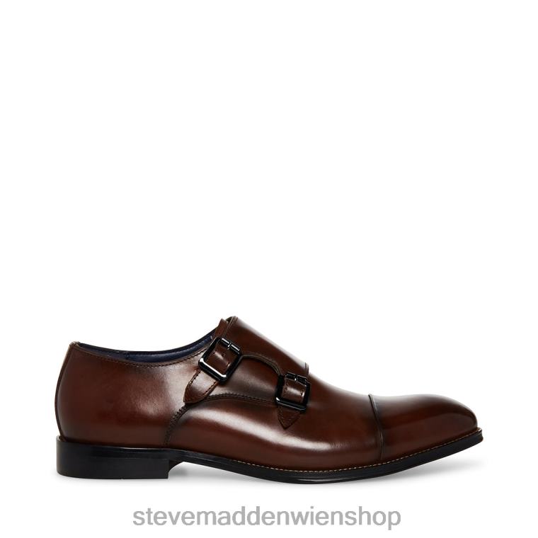 Steve Madden Männer zaven braunes Leder Schuhwerk 88L08997