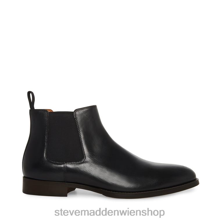 Steve Madden Männer Achat schwarzes Leder Schuhwerk 88L08949