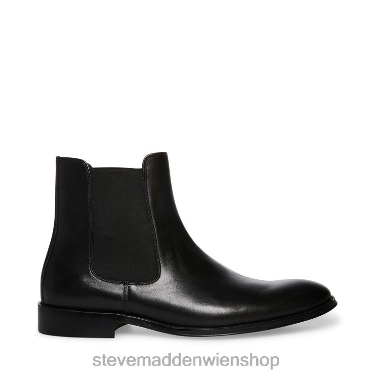 Steve Madden Männer Adamo schwarzes Leder Schuhwerk 88L08940