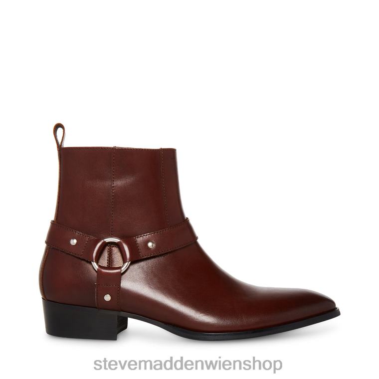 Steve Madden Männer Bindestrich braunes Leder Schuhwerk 88L08947