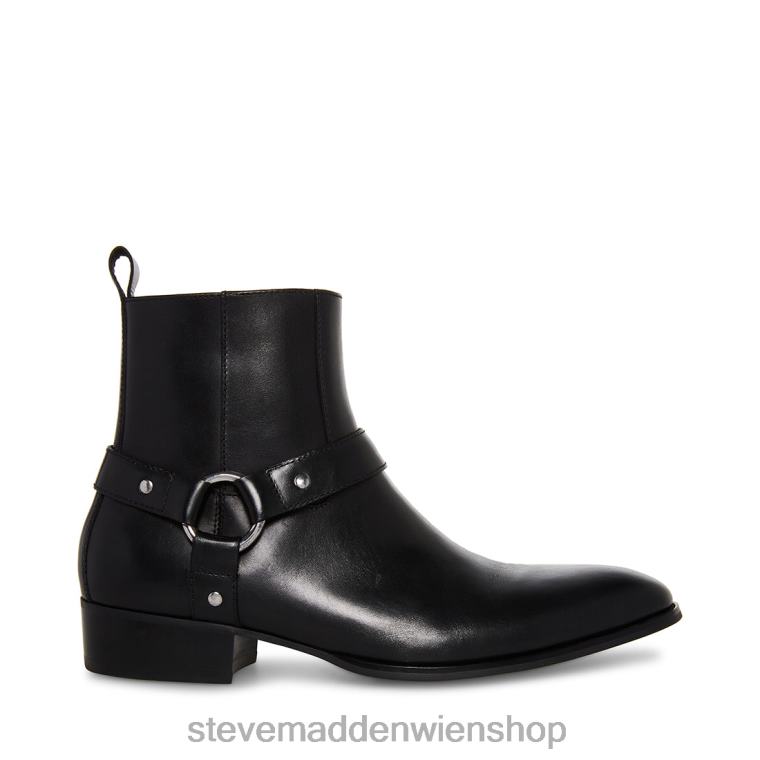 Steve Madden Männer Bindestrich schwarzes Leder Schuhwerk 88L08932