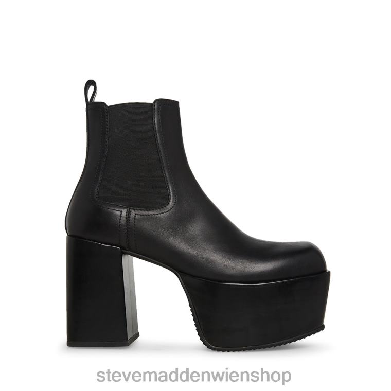 Steve Madden Männer Boa schwarzes Leder Schuhwerk 88L08945