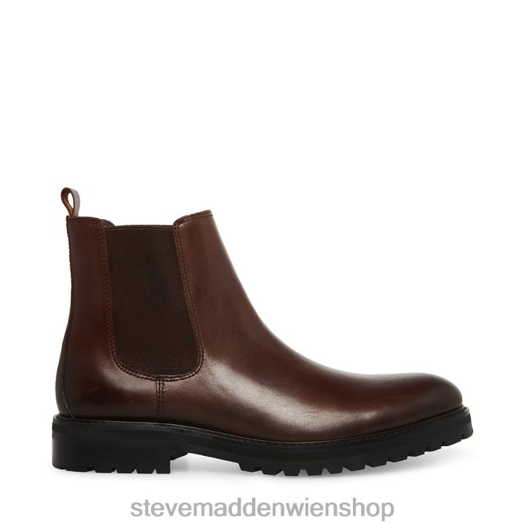 Steve Madden Männer Duren braunes Leder Schuhwerk 88L08965