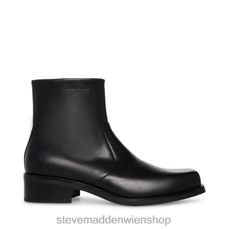 Steve Madden Männer Lionell schwarzes Leder Schuhwerk 88L08938