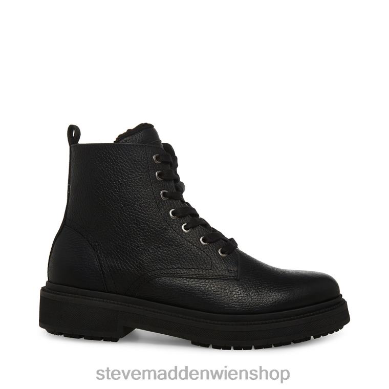 Steve Madden Männer denalii schwarzes Leder Schuhwerk 88L08960