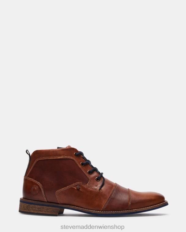 Steve Madden Männer kramerr braunes Leder Schuhwerk 88L08924