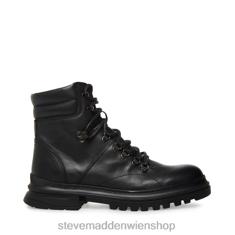 Steve Madden Männer monty schwarzes Leder Schuhwerk 88L08956