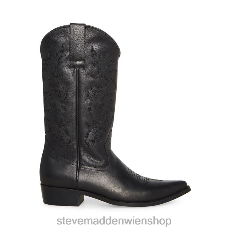 Steve Madden Männer reyy schwarzes Leder Schuhwerk 88L08943