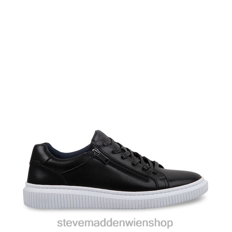 Steve Madden Männer niziam schwarzes Leder Schuhwerk 88L08906