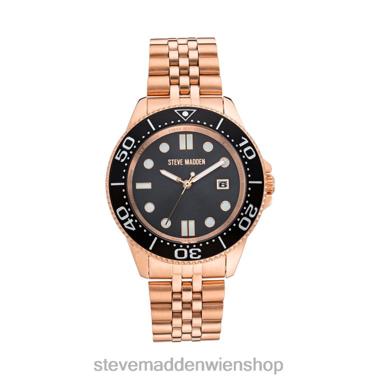 Steve Madden unisex klassische Statement-Uhr Schwarz Zubehörteil 88L08832